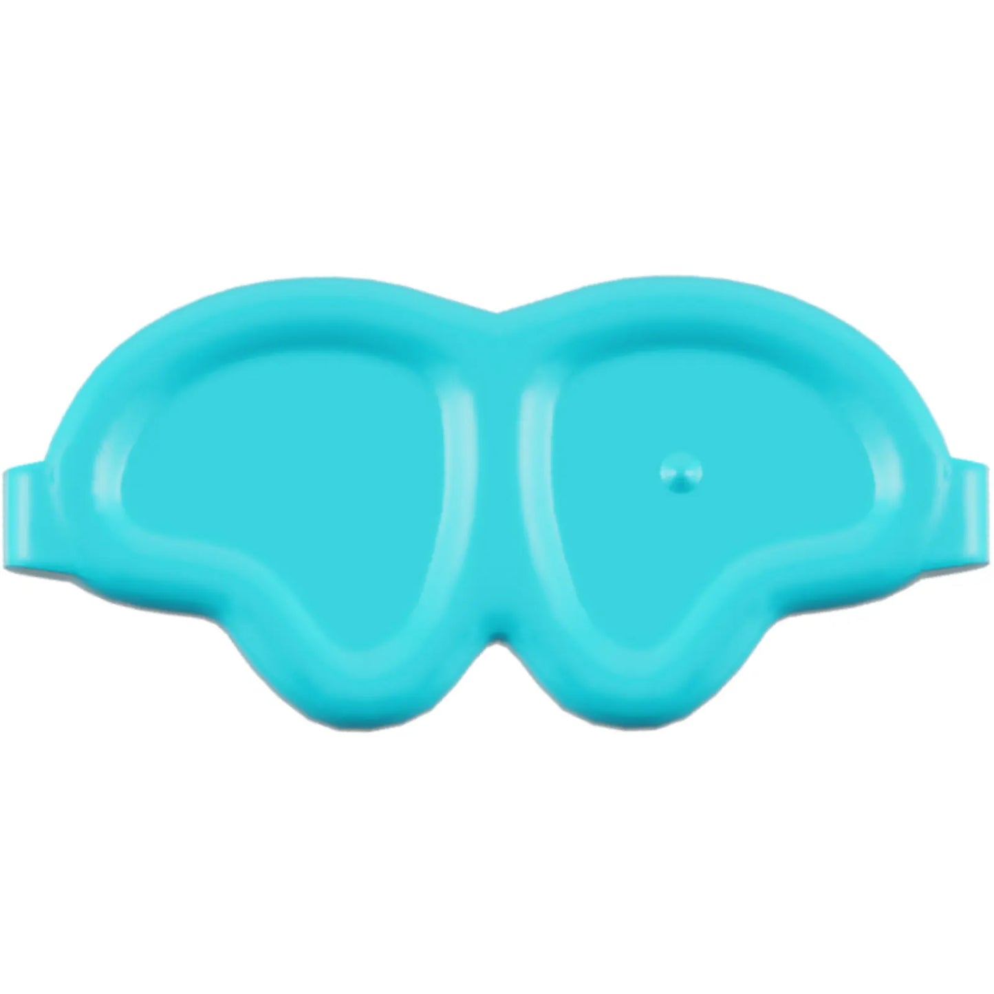Part 65468f - Minifigure, Utensil Trolls Glasses, Angled Hearts with Pin