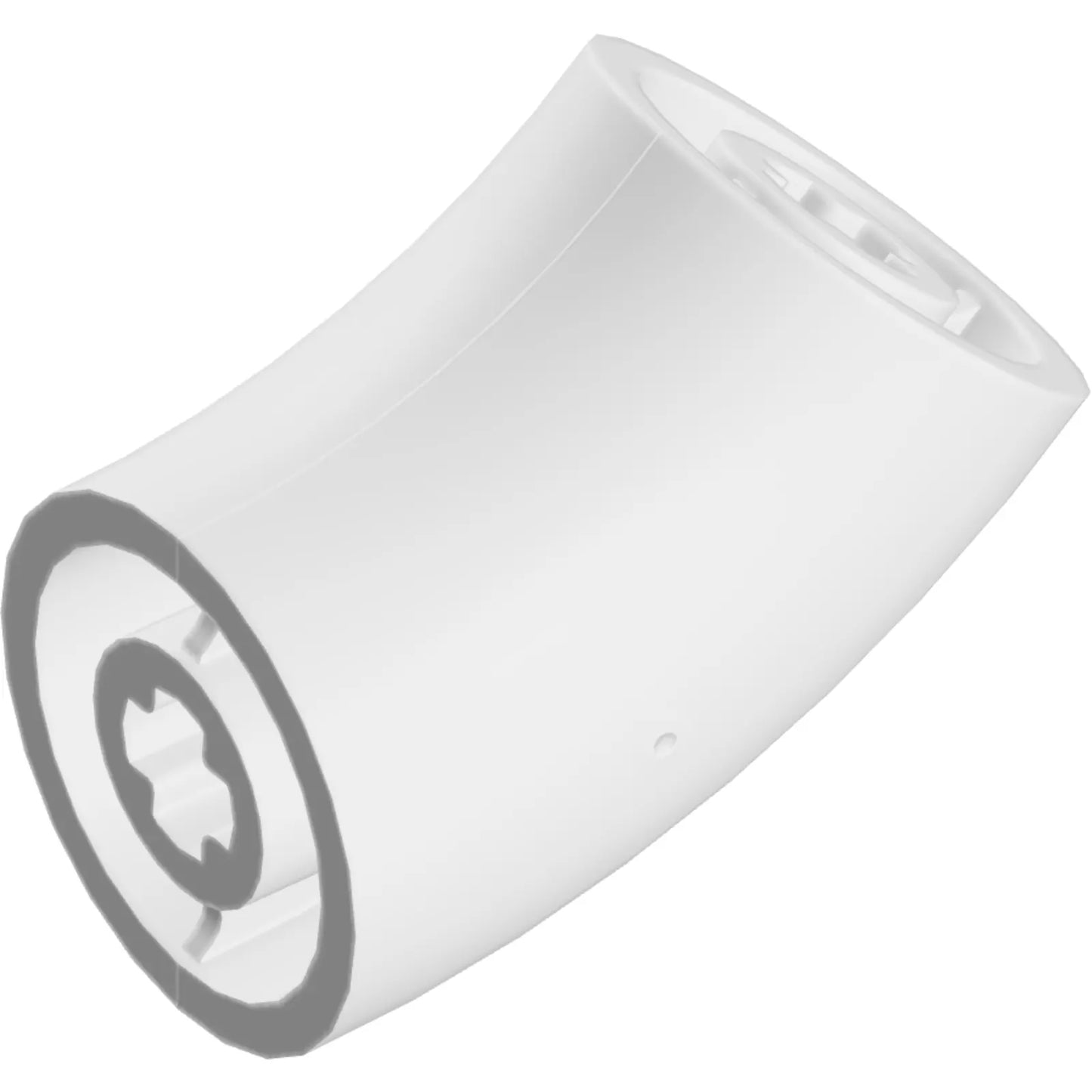 Part 65473 - Brick, Round 2 x 2 D. 45 degrees Elbow (25.5mm Standing Height)