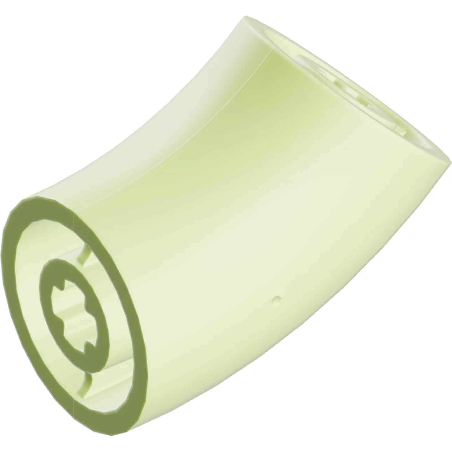 Part 65473 - Brick, Round 2 x 2 D. 45 degrees Elbow (25.5mm Standing Height)