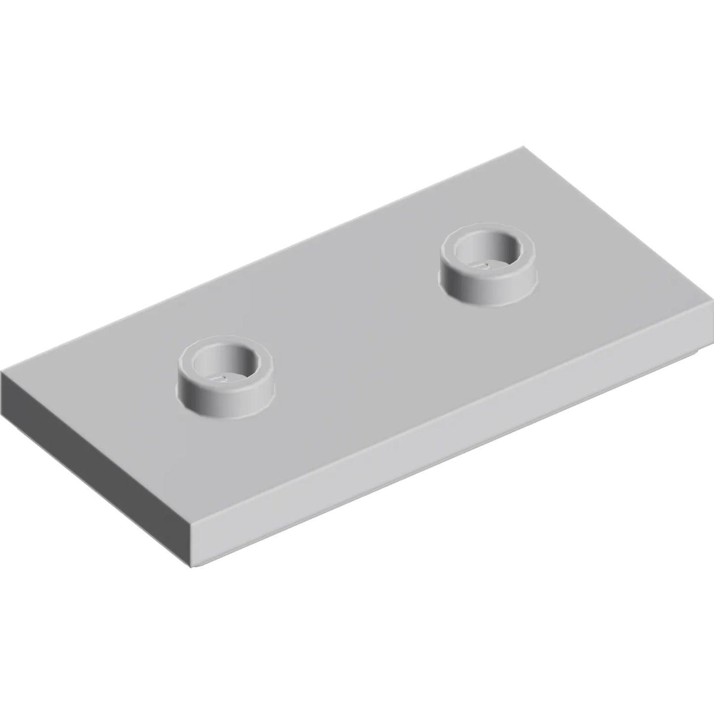 Part 65509 - Plate, Modified 2 x 4 with 2 Studs (Double Jumper)
