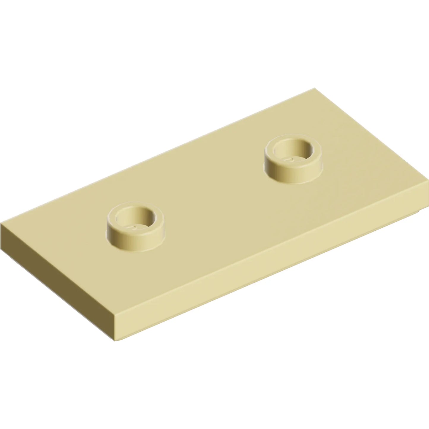 Part 65509 - Plate, Modified 2 x 4 with 2 Studs (Double Jumper)