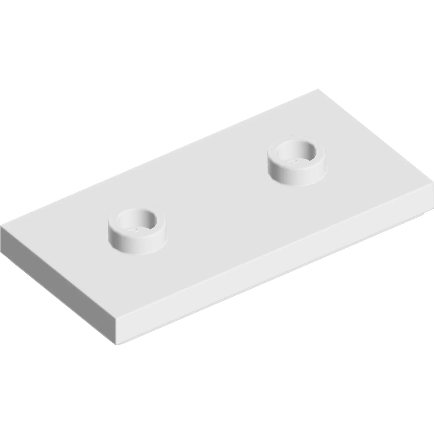 Part 65509 - Plate, Modified 2 x 4 with 2 Studs (Double Jumper)