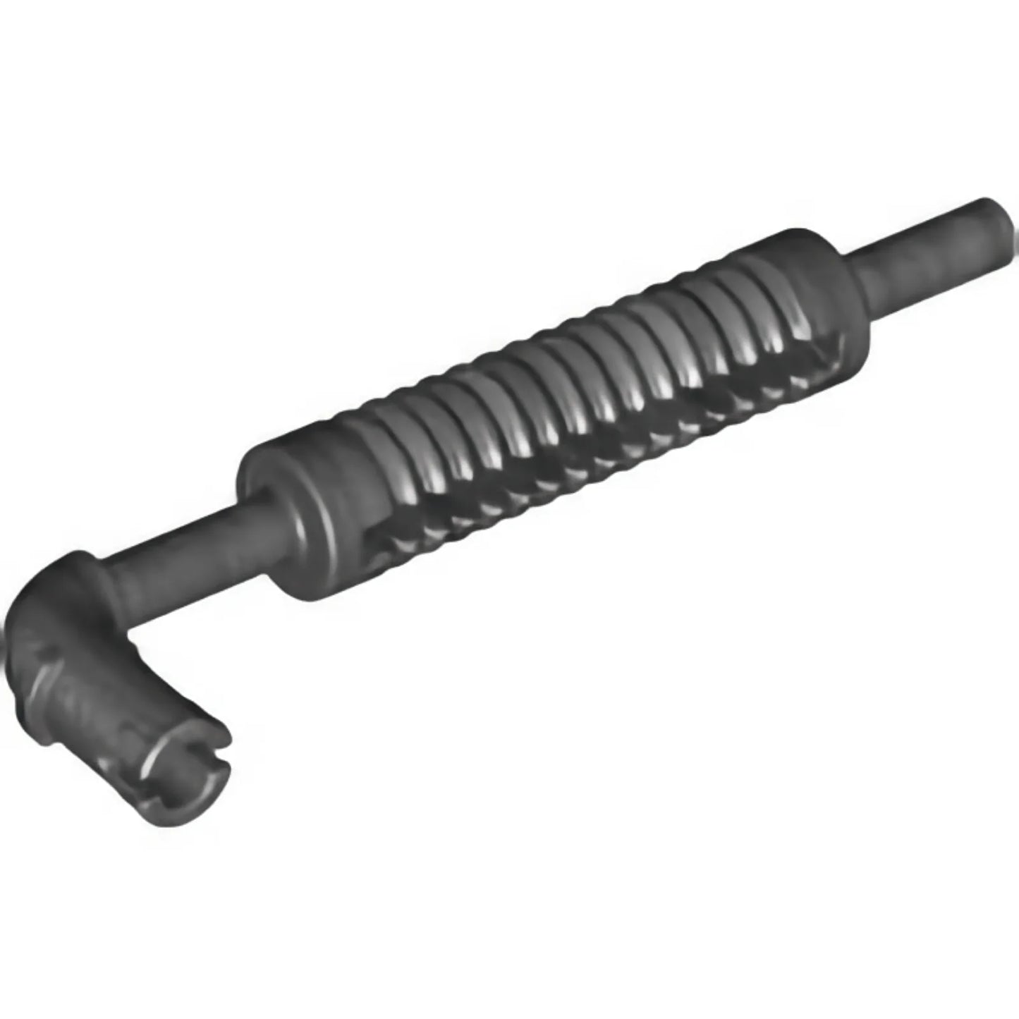 Part 65571 - Vehicle, Exhaust Pipe with Technic Pin, Flat End with Squared Pin Hole