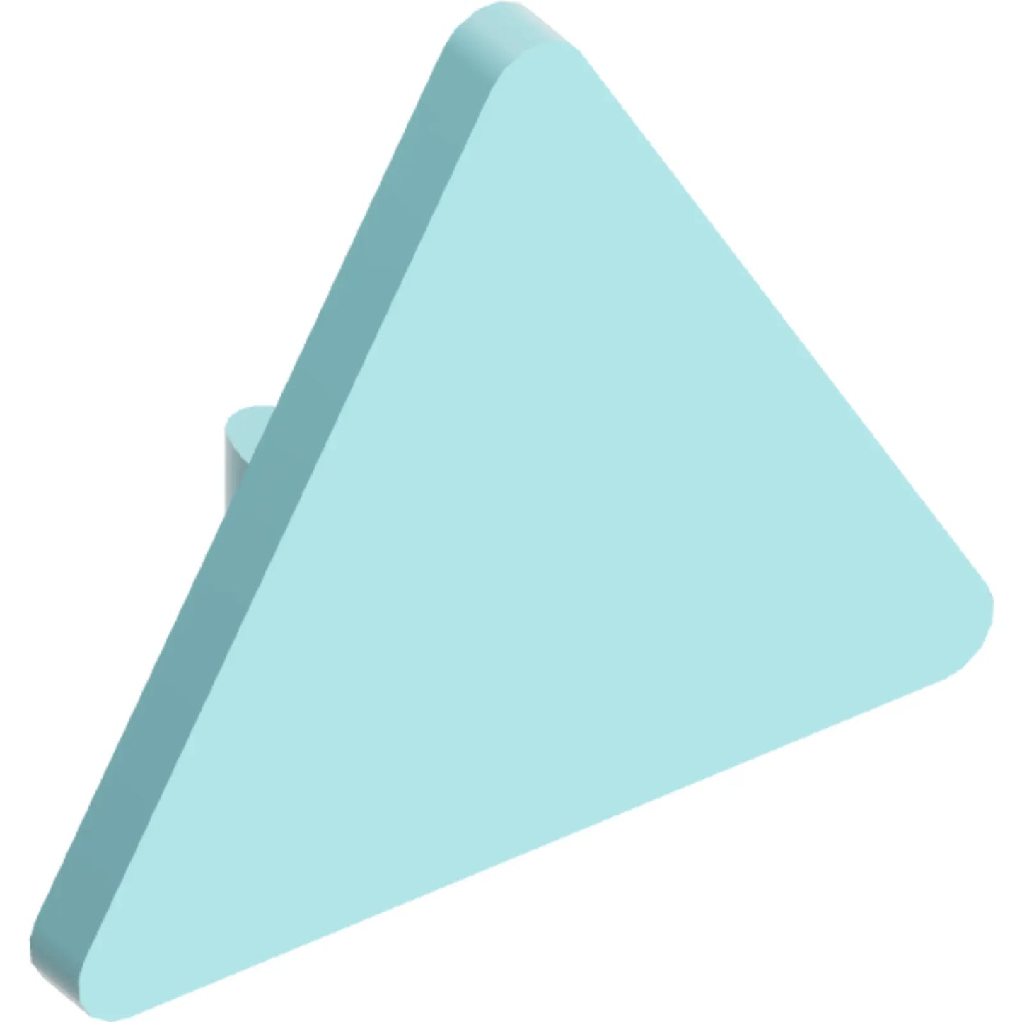 Part 65676 - Road Sign 2 x 2 Triangle with Open O Clip