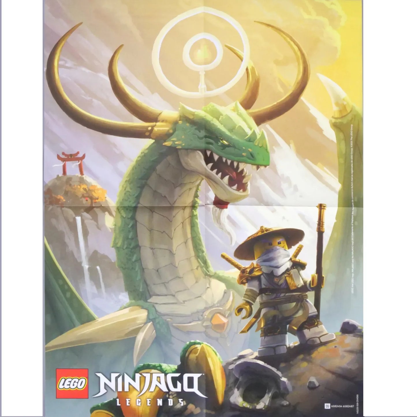 Gear 6582454 - Ninjago Poster 2025 - Master Wu and Guardian Dragon