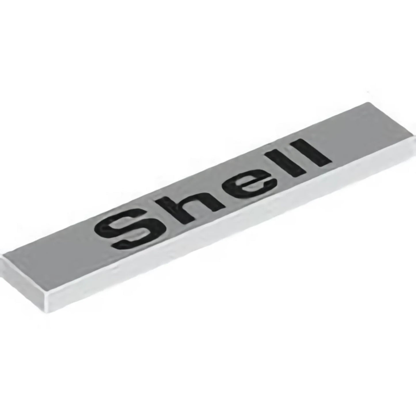 Part 6636pb348 - Tile 1 x 6 with Black 'Shell' Pattern