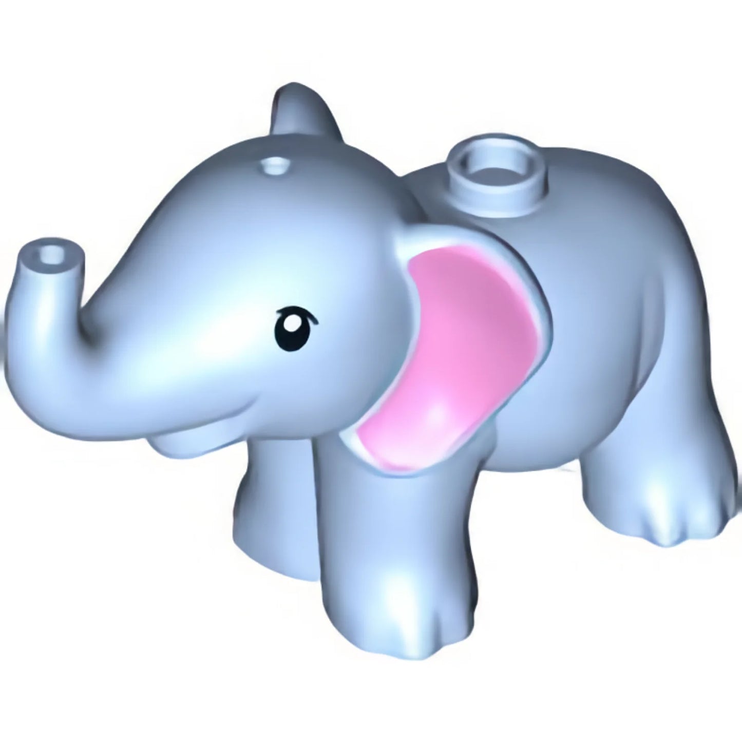 Teil 67153pb01 - Elefant, Freunde, Baby mit leuchtend rosa Ohrenmuster
