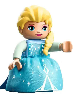 Minifig 47394pb277 - Duplo Figure Lego Ville, Disney Princess, Elsa (6269877)