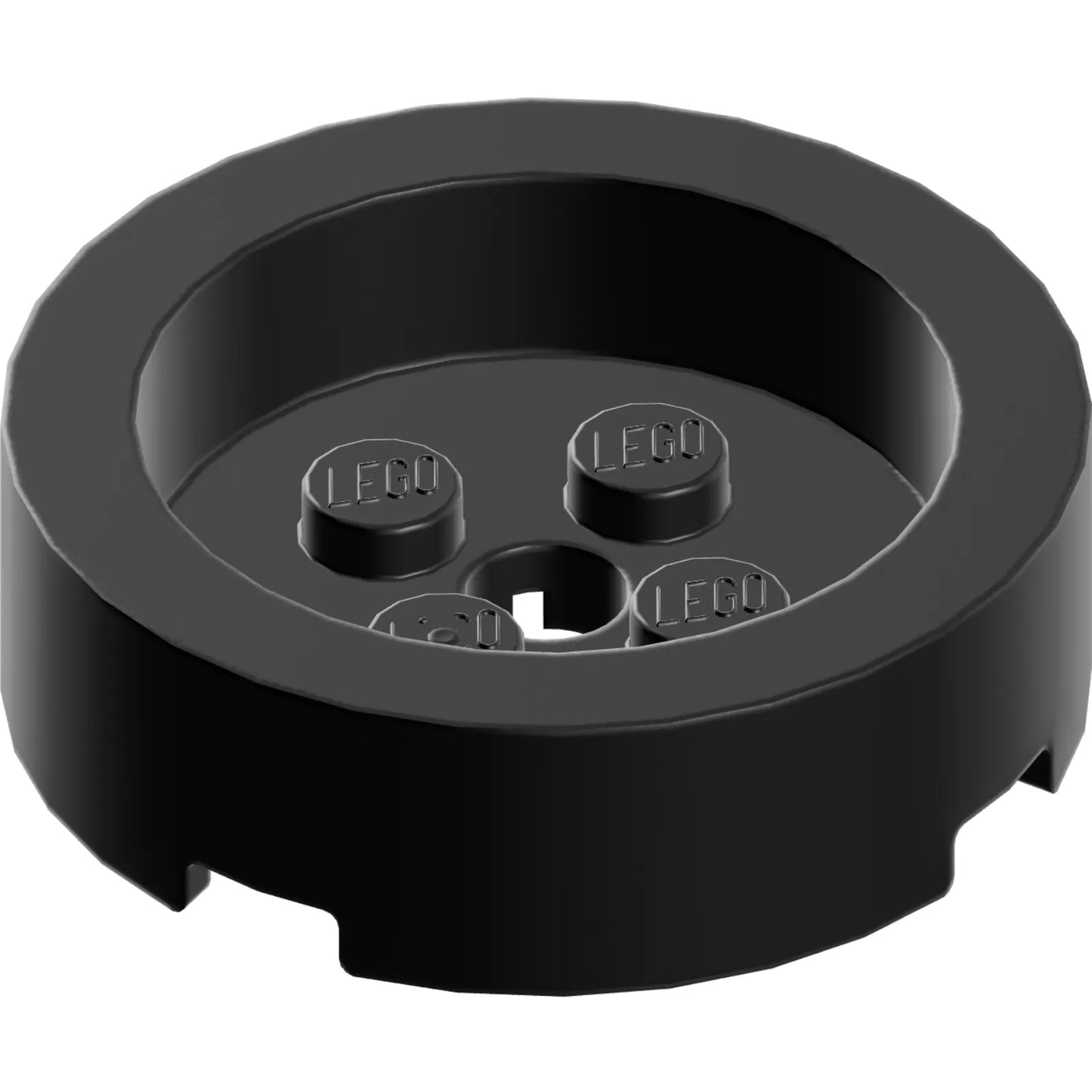 Part 68325 - Brick, Round 4 x 4 with Recessed Center and Hole
