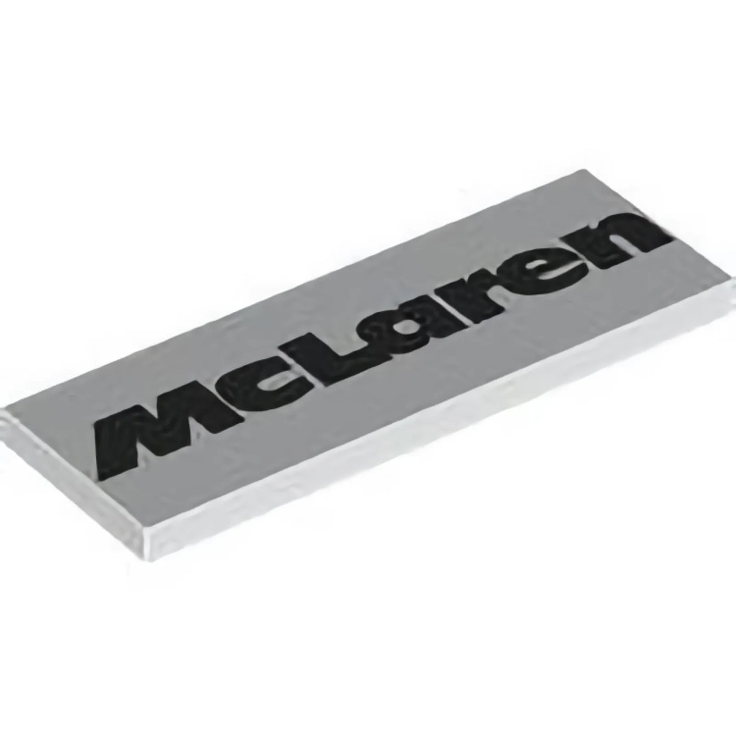 Part 69729pb109 - Tile 2 x 6 with Black 'McLaren' Pattern