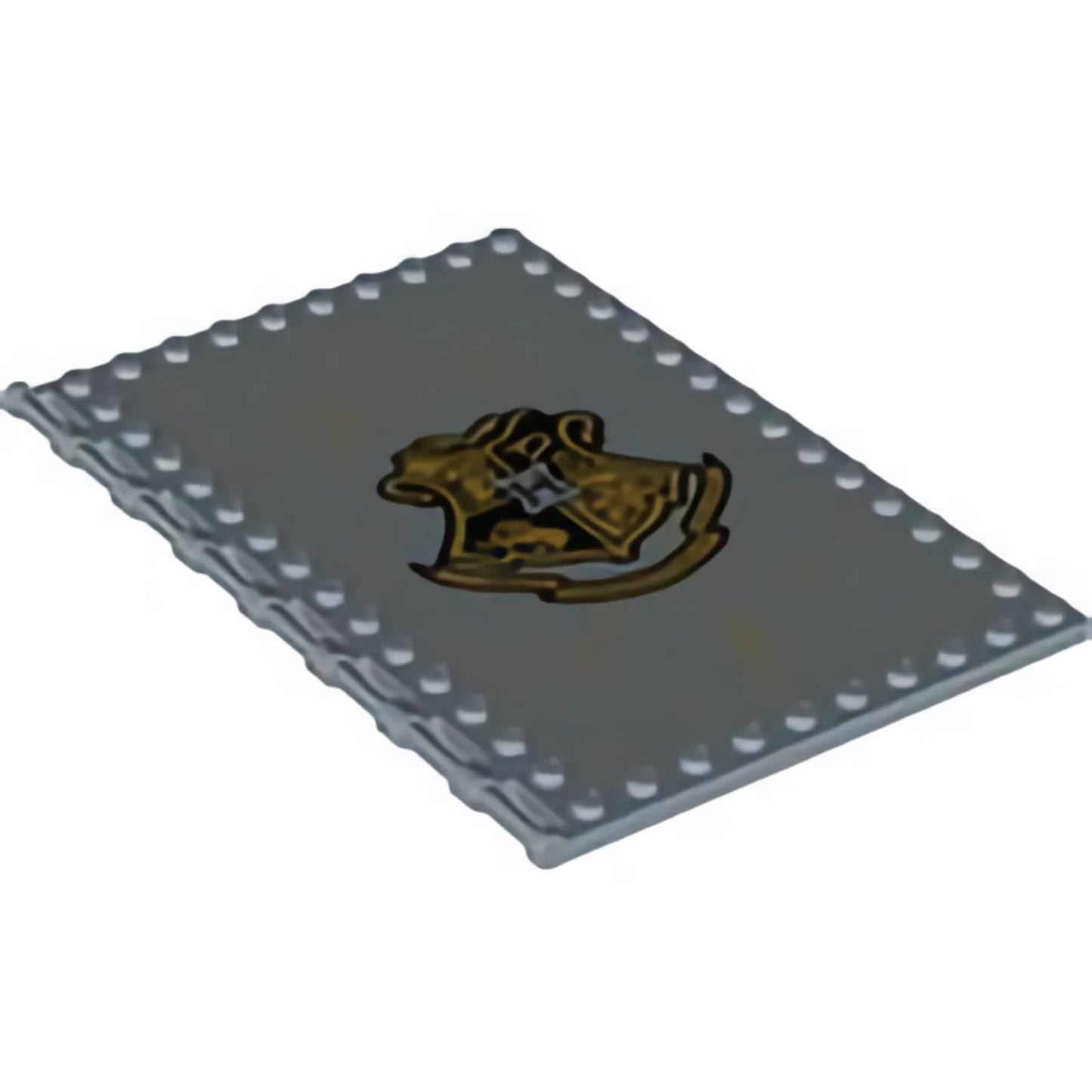 Part 69934pb001 - Tile, Modified 10 x 16 with Studs on Edges and Bar Handles with Hogwarts Charms Class Pattern