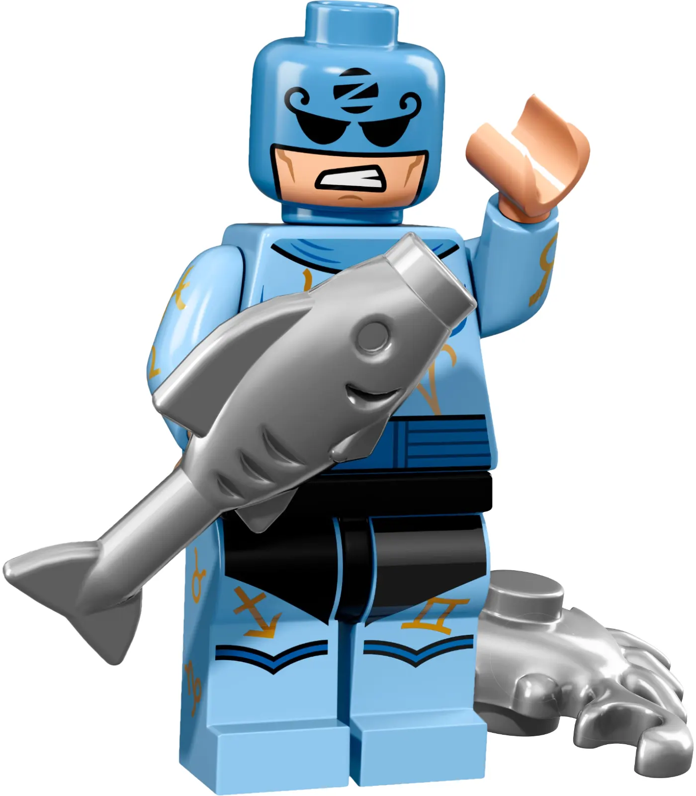 Set coltlbm-15 - Zodiac Master, The LEGO Batman Movie, Series 1 (Complete Set with Stand and Accessories)