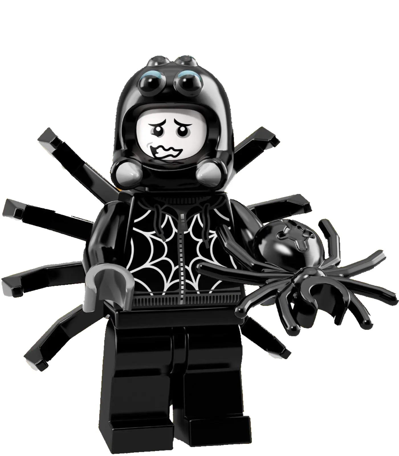 Set col18-9 - Spider Suit Boy, Series 18 (Complete Set with Stand and Accessories)