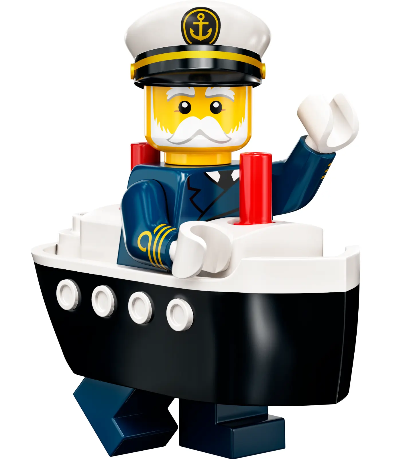 Set col23-10 - Ferry Captain, Series 23 (Complete Set with Stand and Accessories)