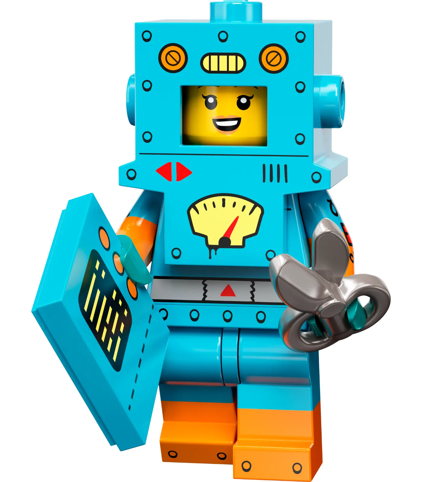 Set col23-6 - Cardboard Robot, Series 23 (Complete Set with Stand and Accessories)