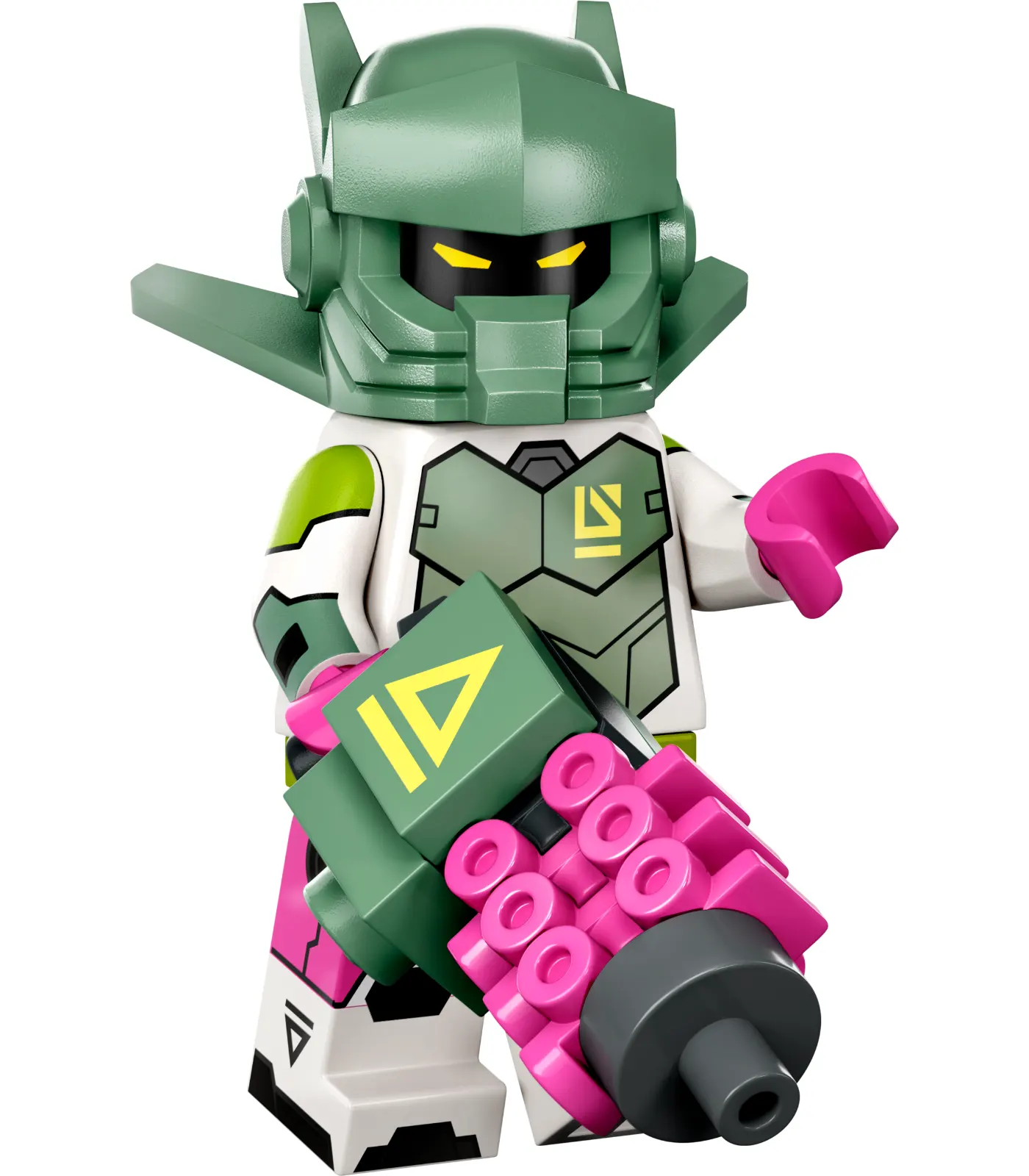 Set col24-2 - Robot Warrior, Series 24 (Complete Set with Stand and Accessories)