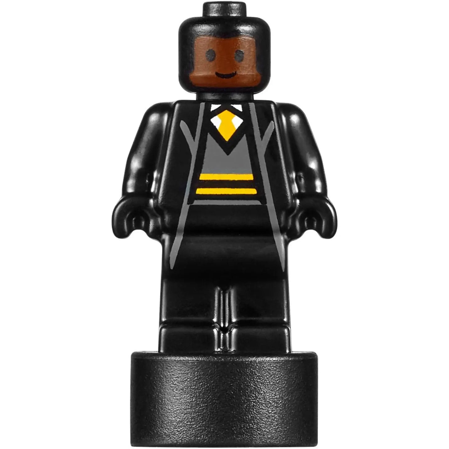 Minifig 90398pb031 - Hufflepuff Student Statuette / Trophy #2, Reddish Brown Face