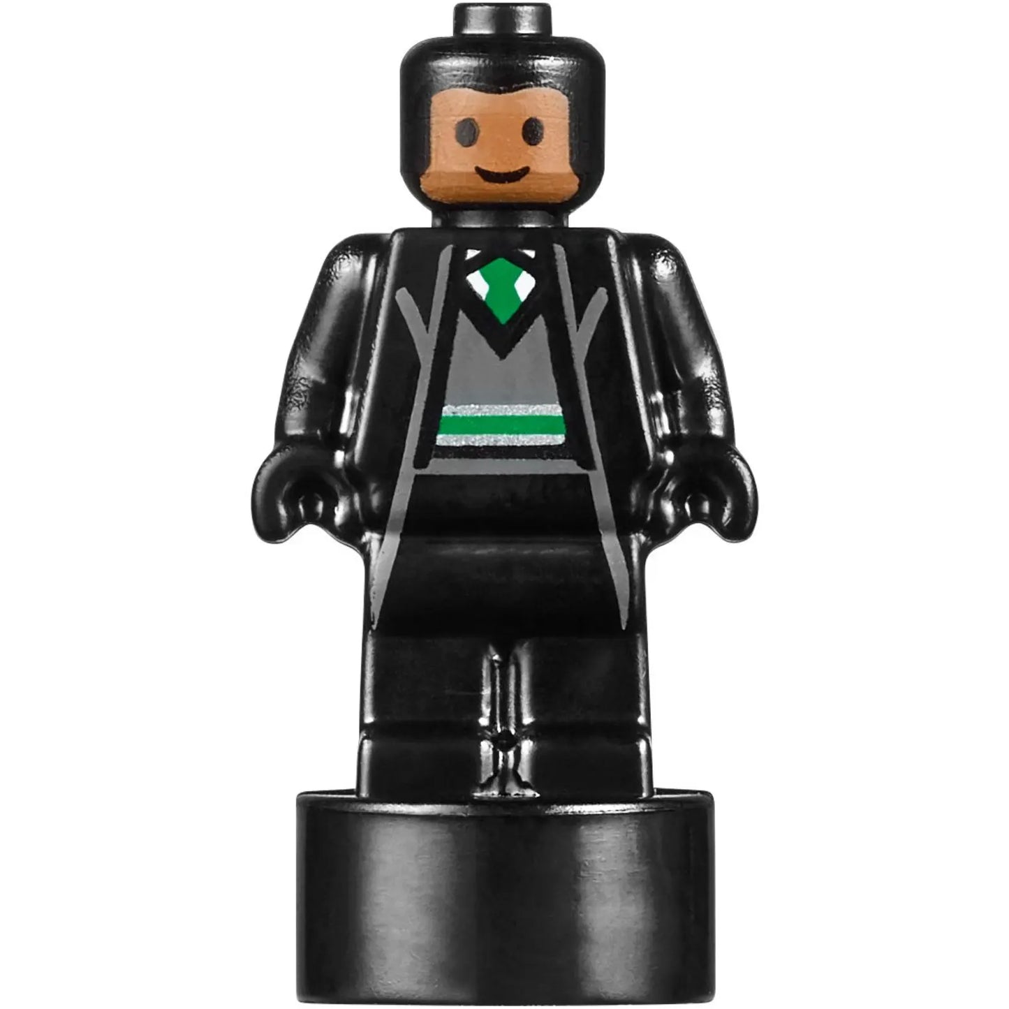 Minifig 90398pb036 - Slytherin Student Statuette / Trophy #1, Nougat Face