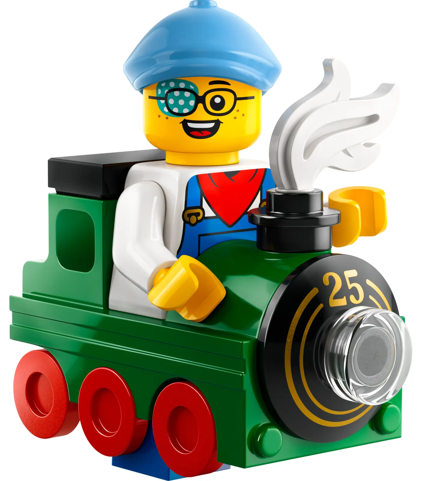 Set col25-10 - Train Kid, Series 25 (Complete Set with Stand and Accessories)