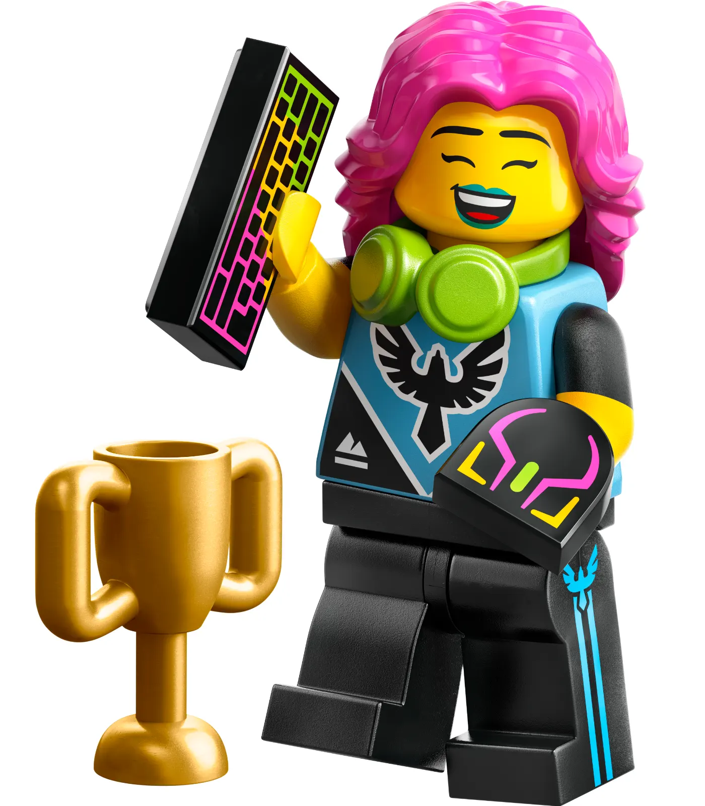 Set col25-2 - E-Sports Gamer, Series 25 (Complete Set with Stand and Accessories)