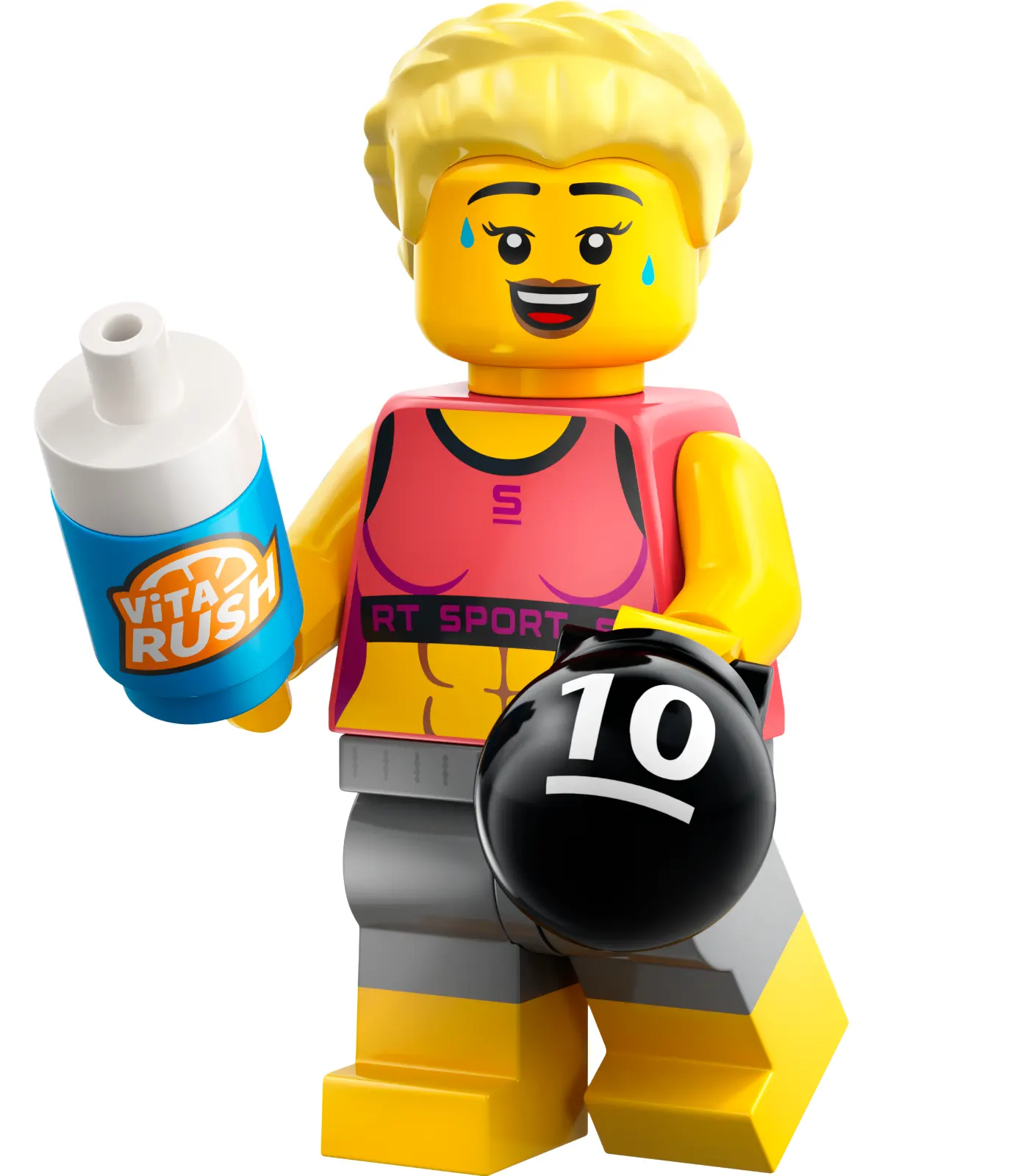 Set col25-7 - Fitness Instructor, Series 25 (Complete Set with Stand and Accessories)