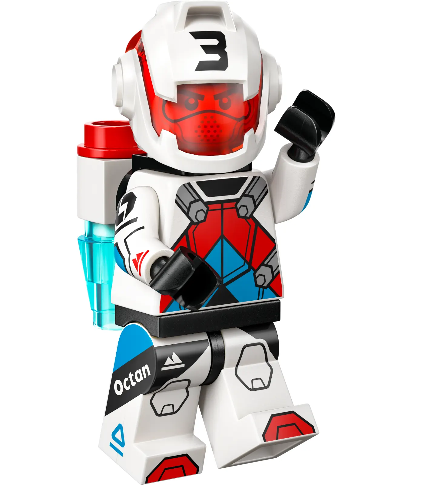 Set col27-3 - Jetpack Racer, Series 27 (Complete Set with Stand and Accessories)