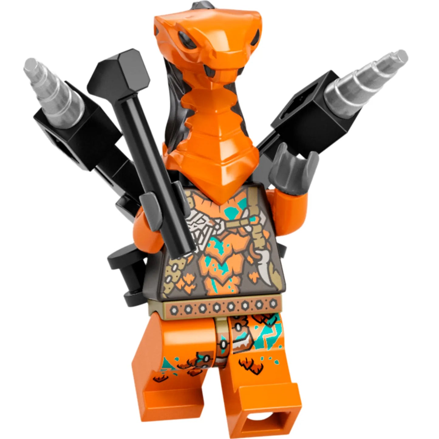 Minifig njo740 - Cobra Mechanic - Harness Torso, Neck Bracket with Drills