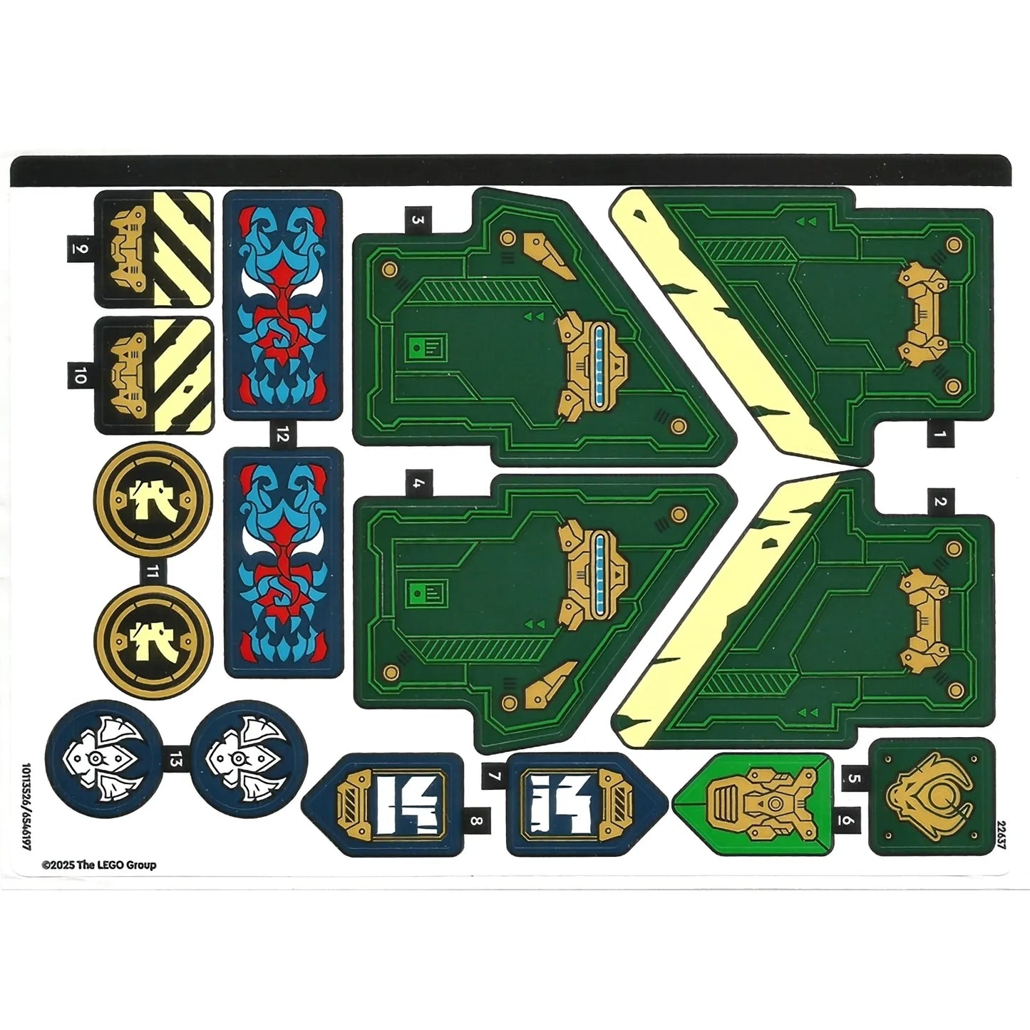 Part 71845stk01 - Sticker Sheet for Set 71845 - (10113526/6546197)