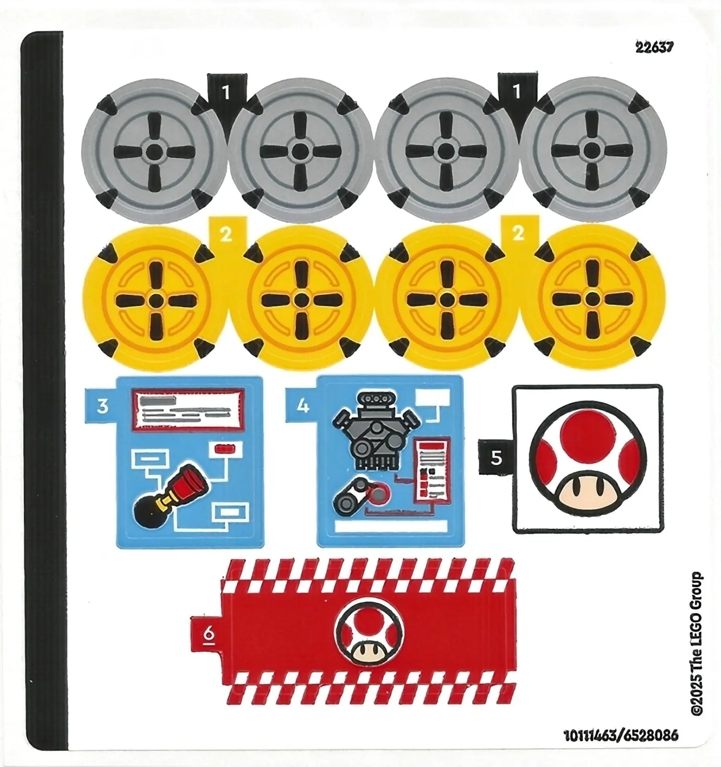 Part 72035stk01 - Sticker Sheet for Set 72035 - (10111463/6528086)