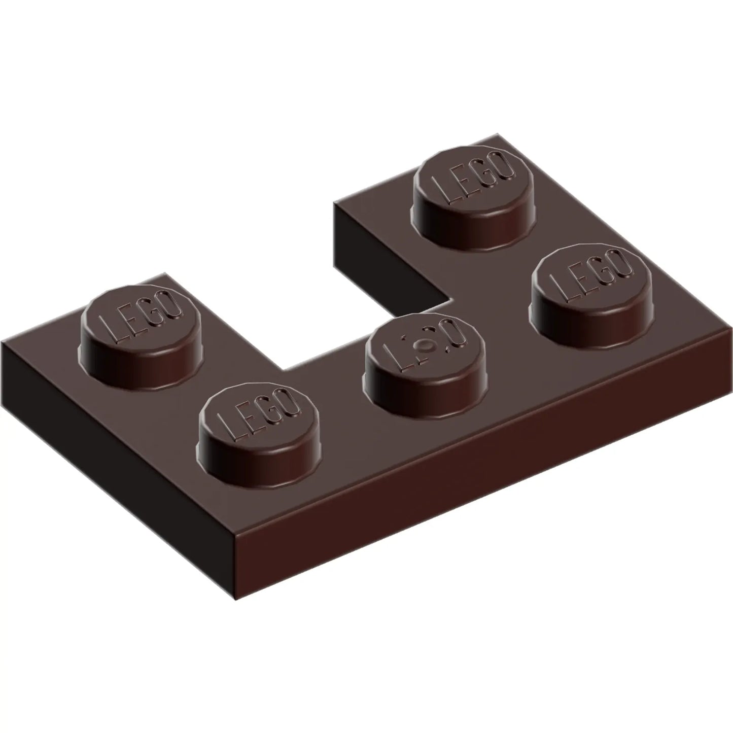 Teil 73831 - Platte, modifiziert 2 x 3 mit 1 x 1 Ausschnitt