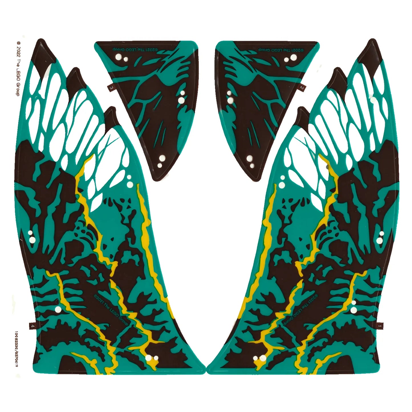 Part 75572pls01 - Plastic Sheet for Set 75572, Sheet 1 - (10082530/6370619)