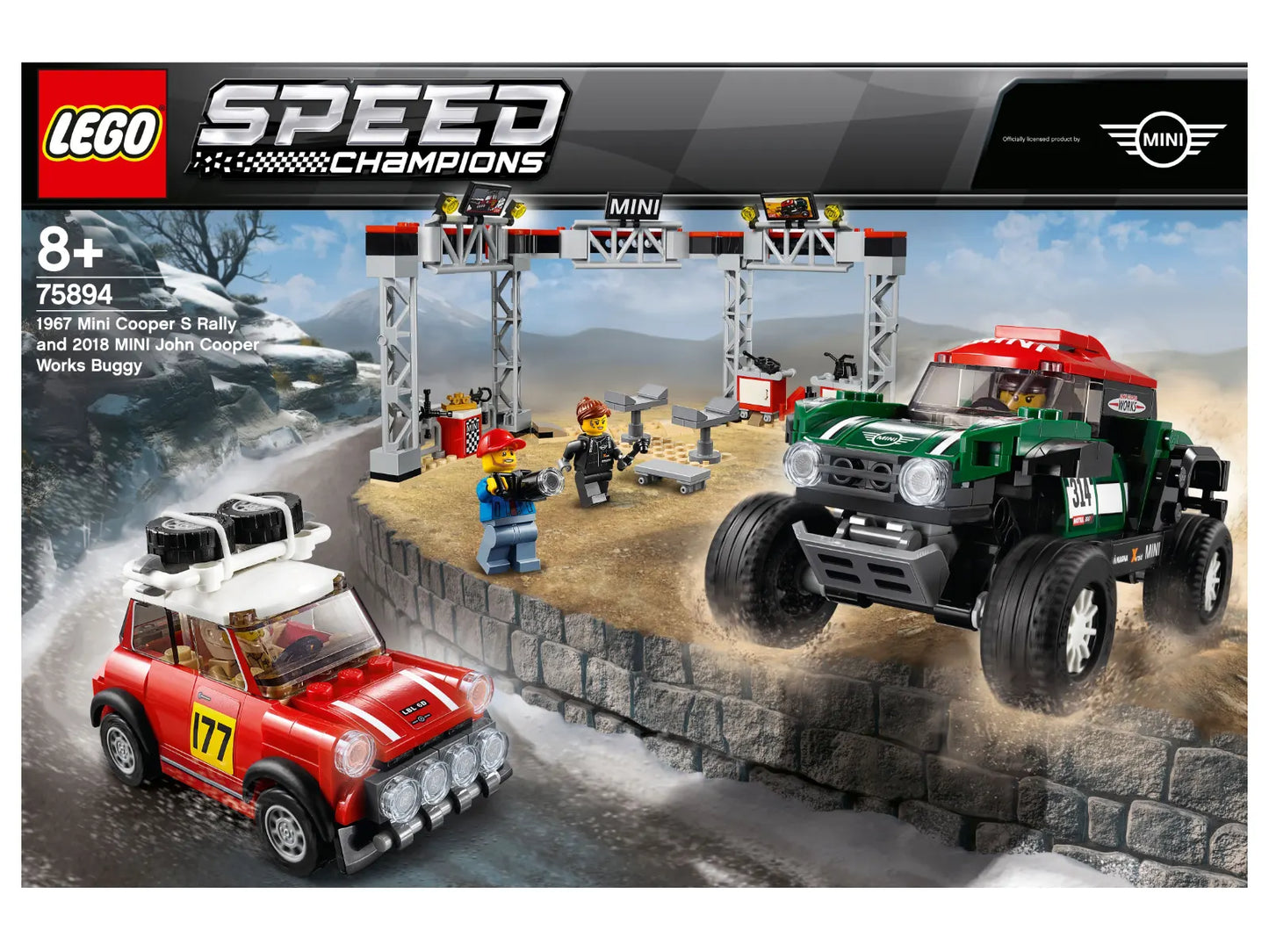 Instruction 75894-1 - 1967 Mini Cooper S Rally and 2018 MINI John Cooper Works Buggy