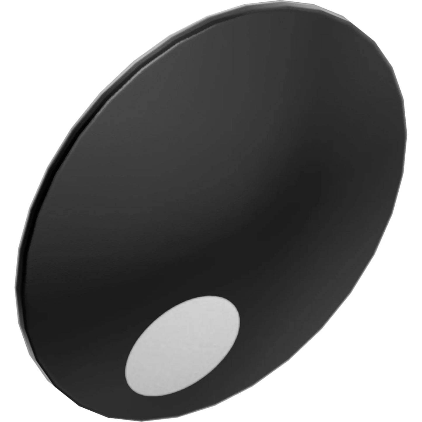 Part 75902pb39R - Minifigure, Shield Circular / Round Convex Face with White Circle Glint Pattern Model Right Side (Pokémon Pikachu Eye)