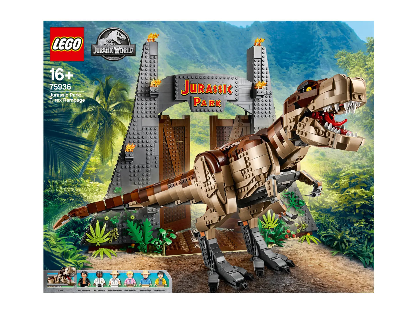 Instruction 75936-1 - Jurassic Park: T. rex Rampage