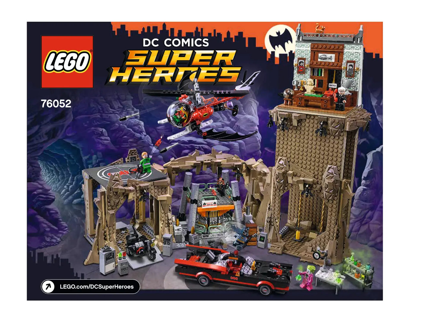 Instruction 76052-1 - Batman Classic TV Series - Batcave