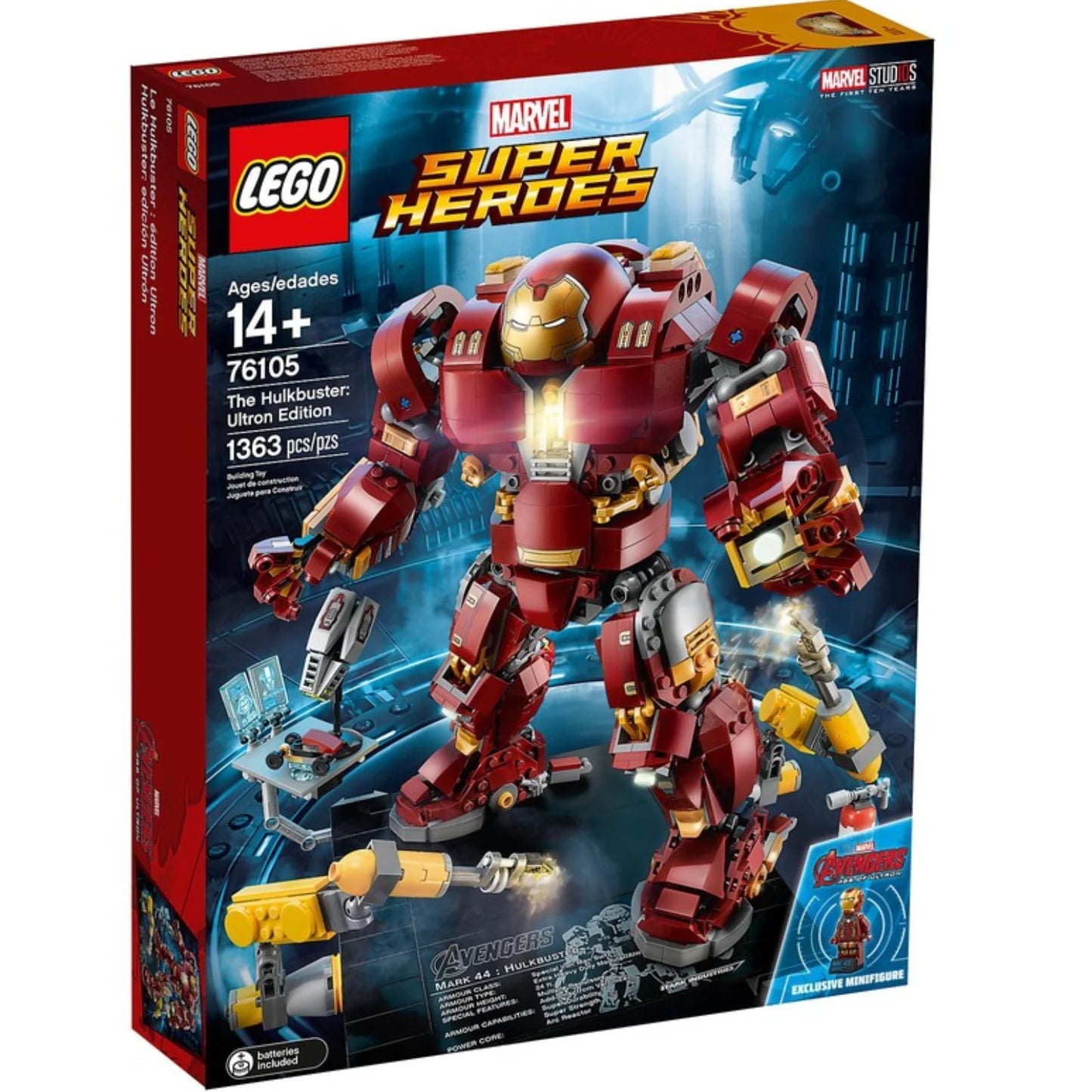 Original box 76105-1 - The Hulkbuster: Ultron Edition