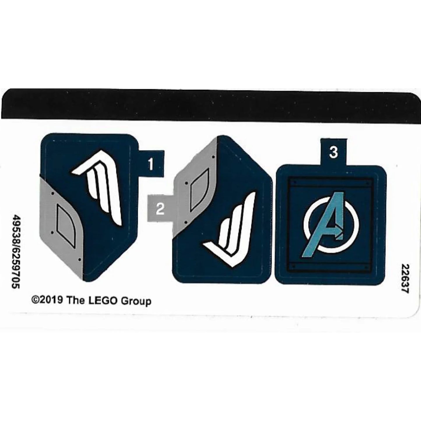 Part 76123stk01 - Sticker Sheet for Set 76123 - (49538/6259705)