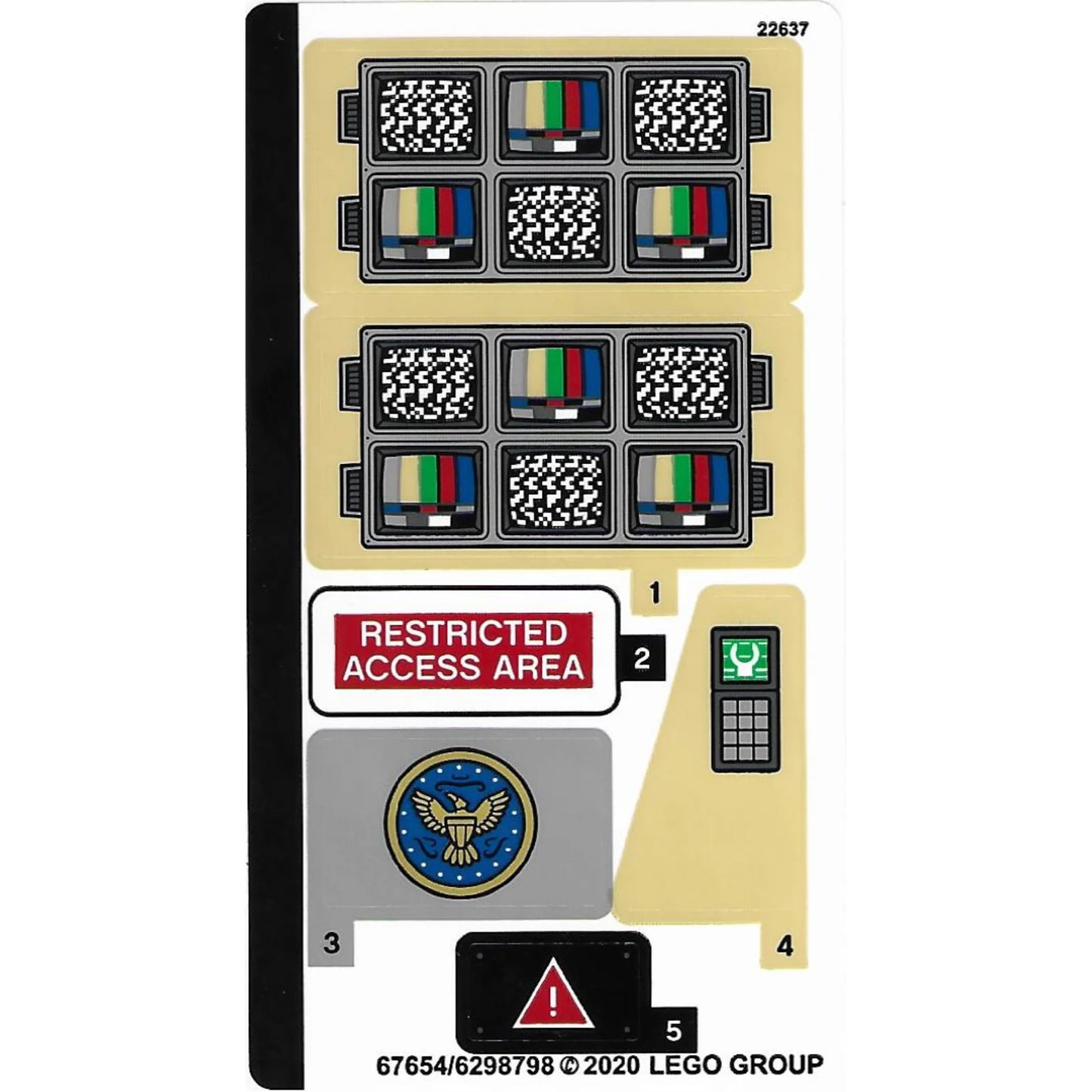 Part 76157stk01 - Sticker Sheet for Set 76157 - (67654/6298798)