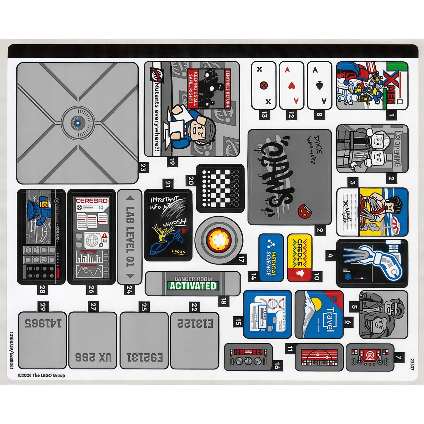 Part 76294stk01 - Sticker Sheet for Set 76294, Sheet 1 - (10108739/6488041)
