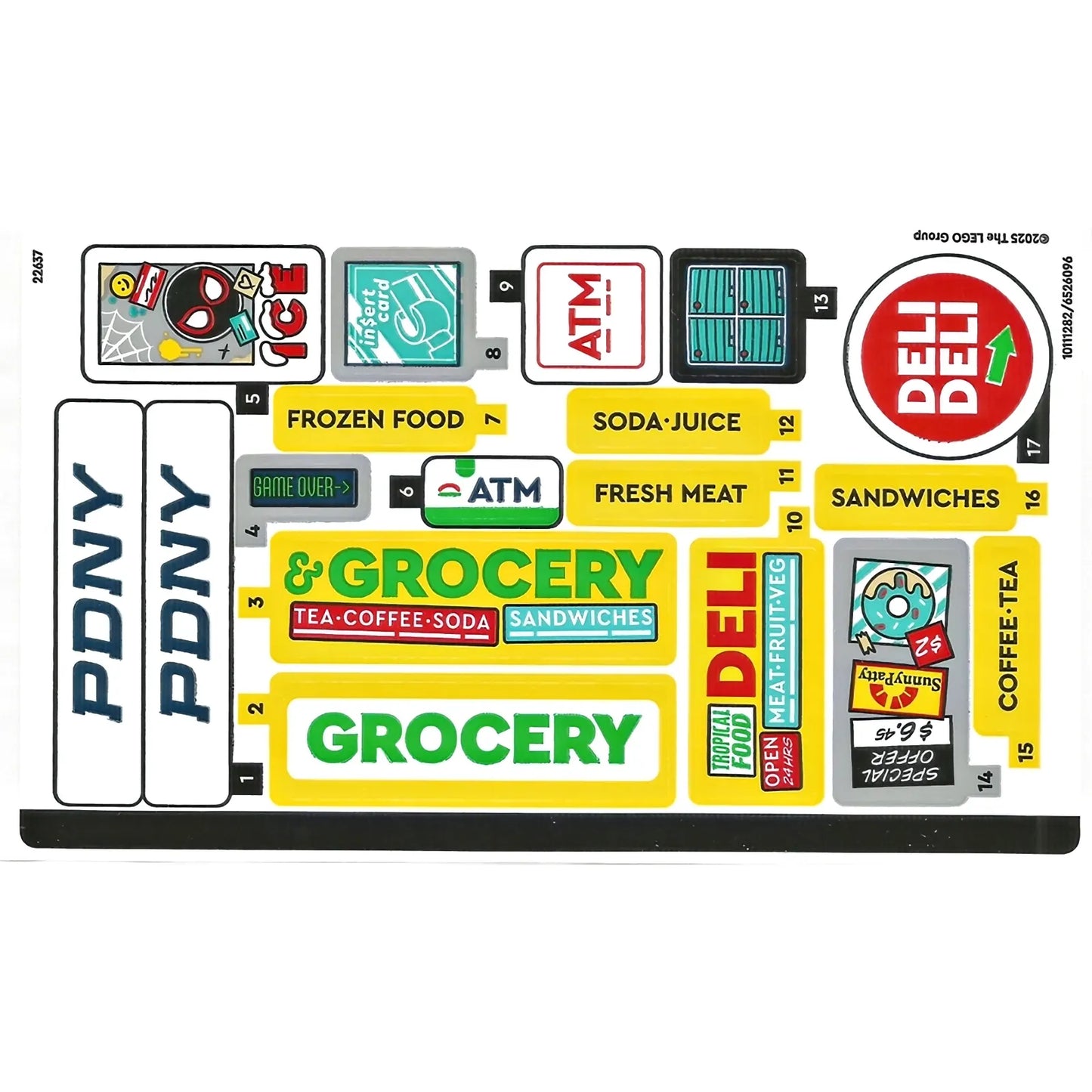 Part 76311stk01 - Sticker Sheet for Set 76311 - (10111282/6526096)