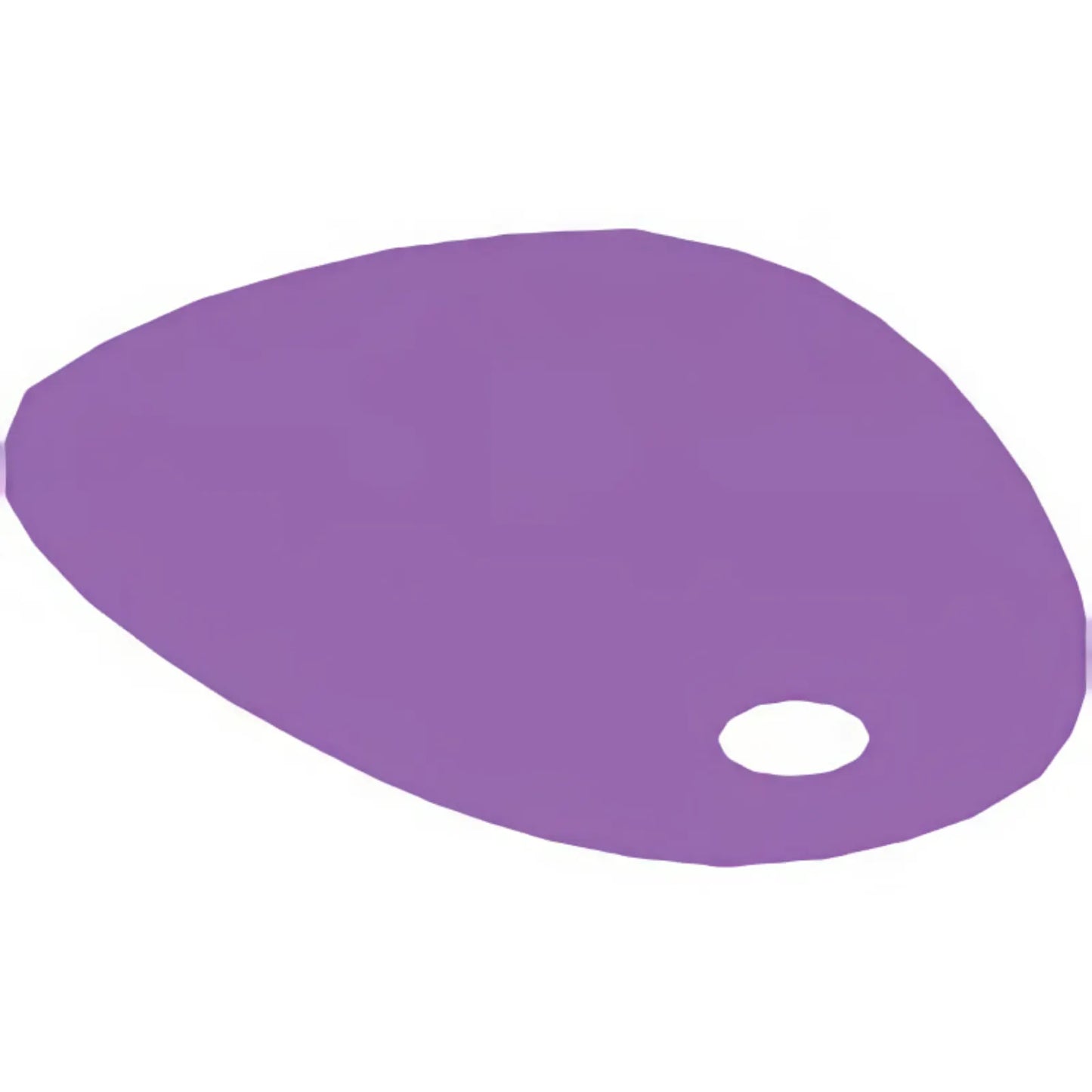 Part 77535 - Cloth Play Cube Accent Dog Ear with 1 Hole, Wide End - Traditional Starch Fabric