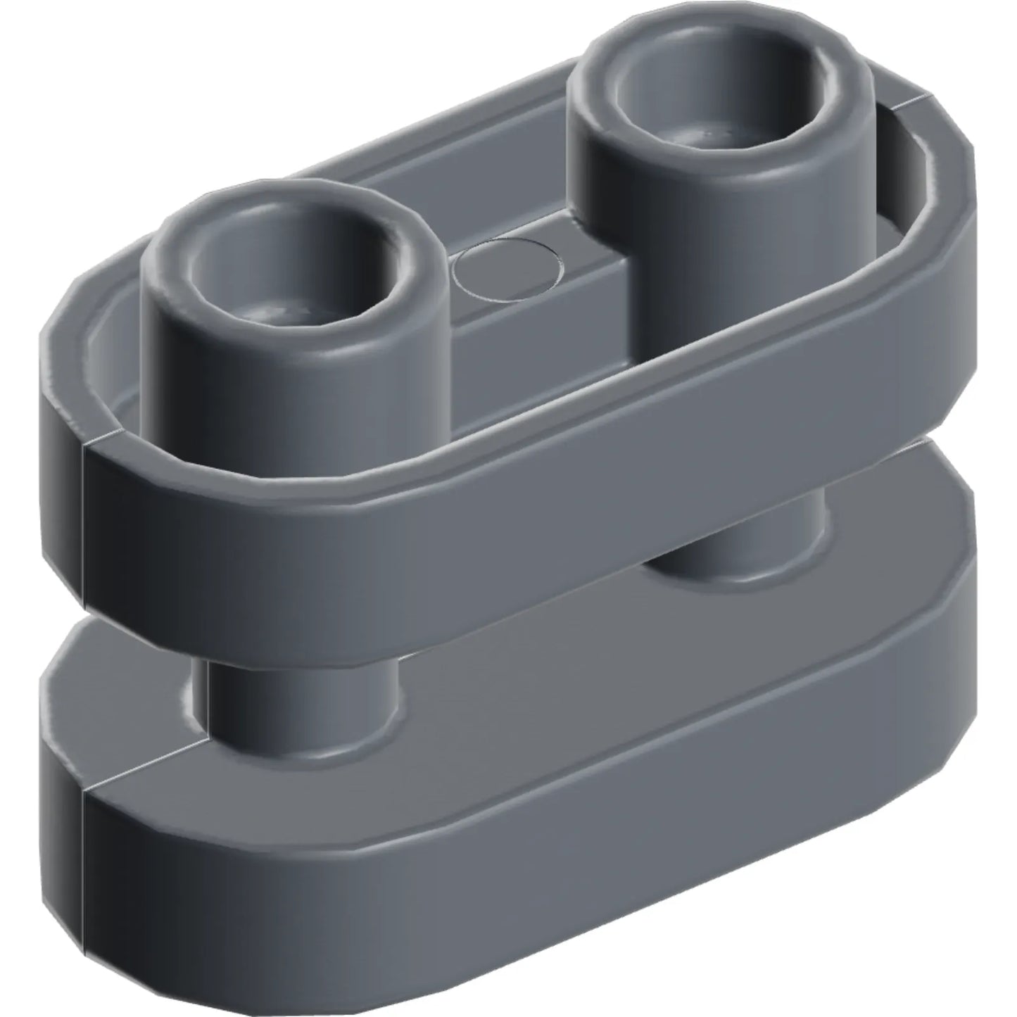 Part 77808 - Brick, Round 1 x 2 with Hollow Studs and Open Center with Bars