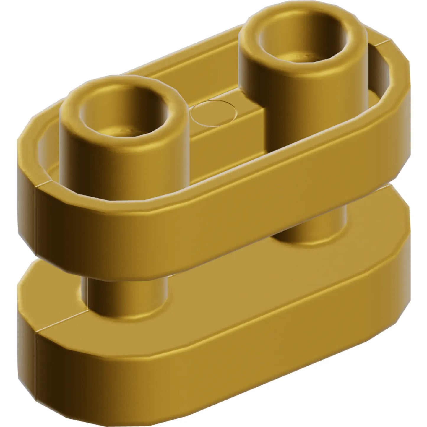 Part 77808 - Brick, Round 1 x 2 with Hollow Studs and Open Center with Bars