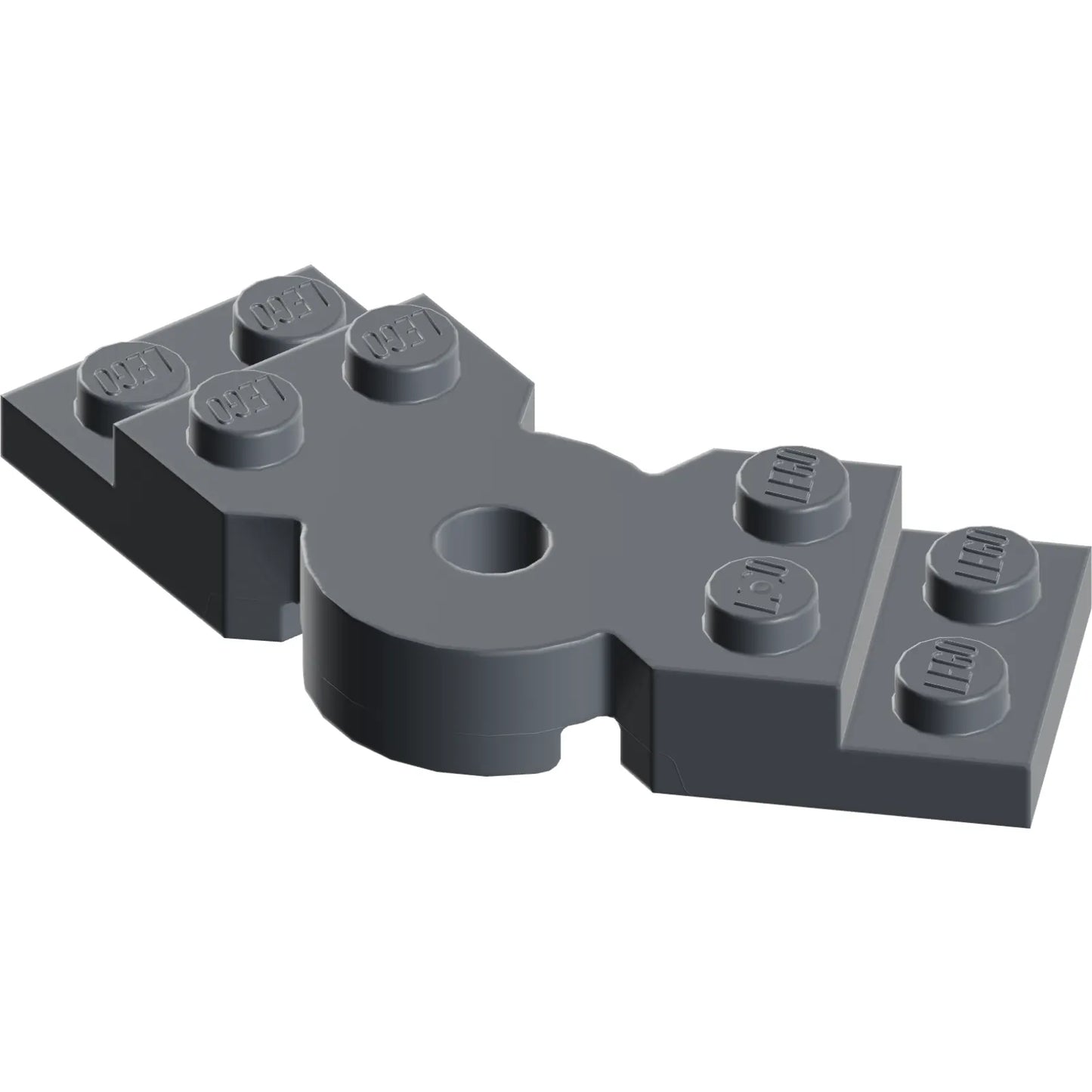 Teil 79846 - Platte, modifiziert 2 x 6 x 2/3 gebogen