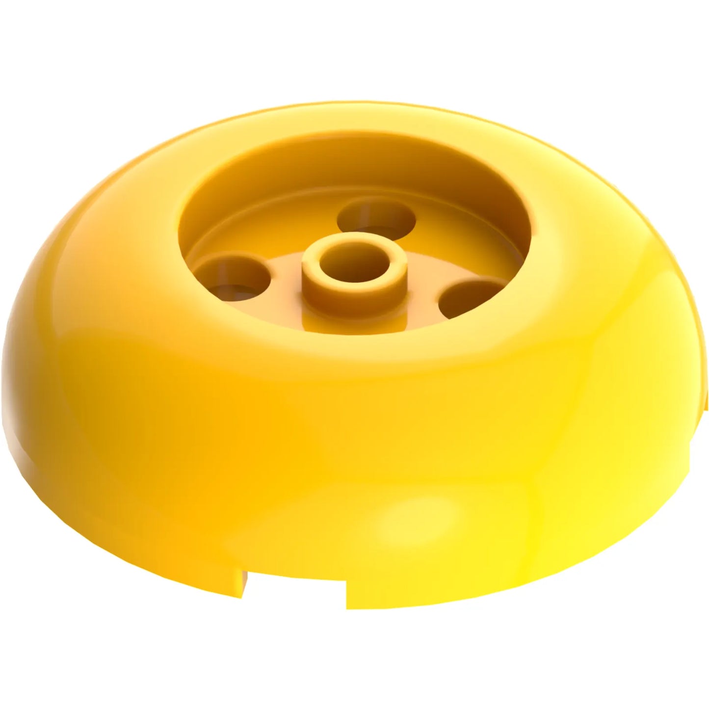 Part 79850 - Brick, Round 4 x 4 Dome Top with 2 x 2 Recessed Center