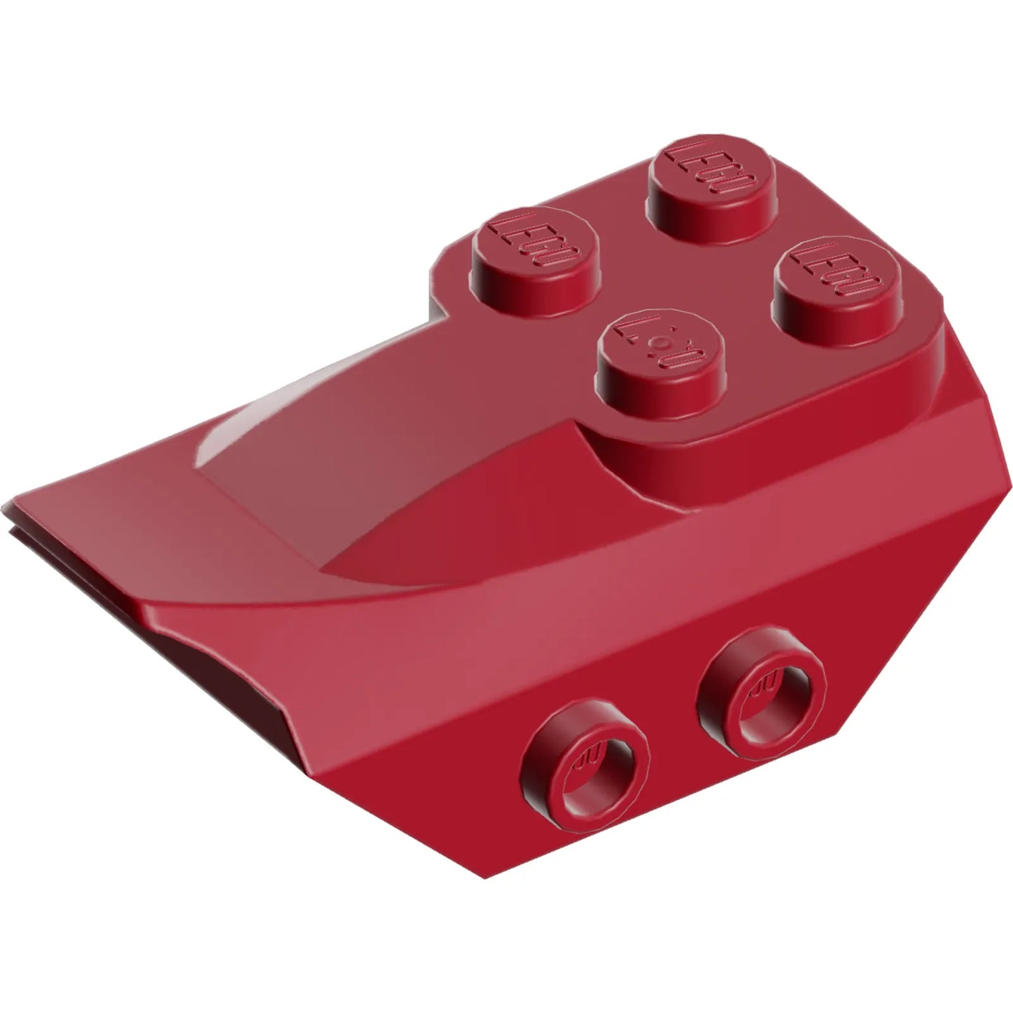 Part 79897 - Slope, Curved 4 x 2 with 4 Studs on Top, 2 Hollow Studs on Each Side, Wing End