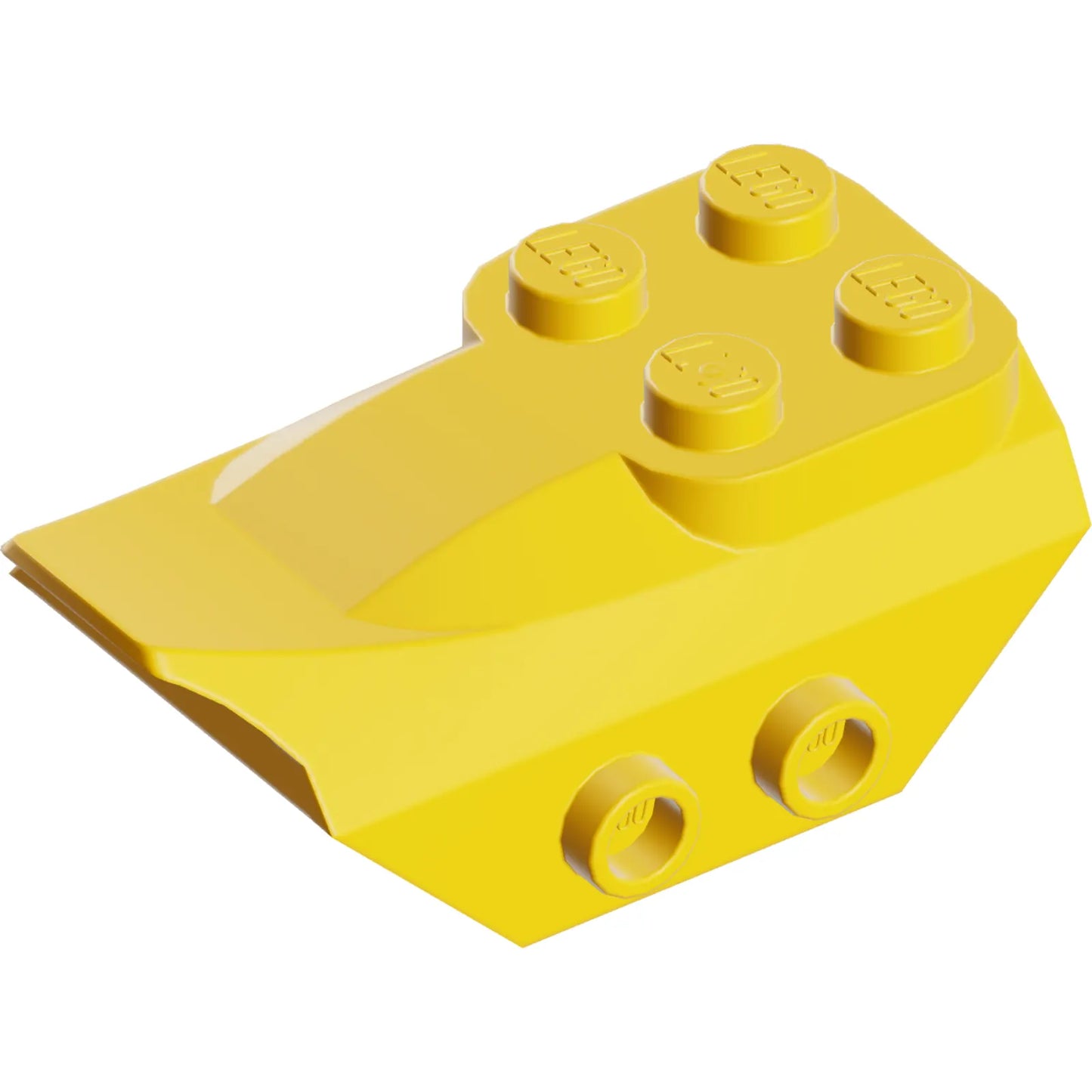 Part 79897 - Slope, Curved 4 x 2 with 4 Studs on Top, 2 Hollow Studs on Each Side, Wing End