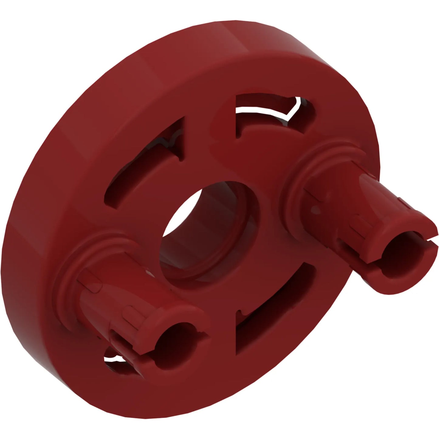 Part 80563 - Technic Rotation Joint Disk with Large Pin Hole and 2 Pins