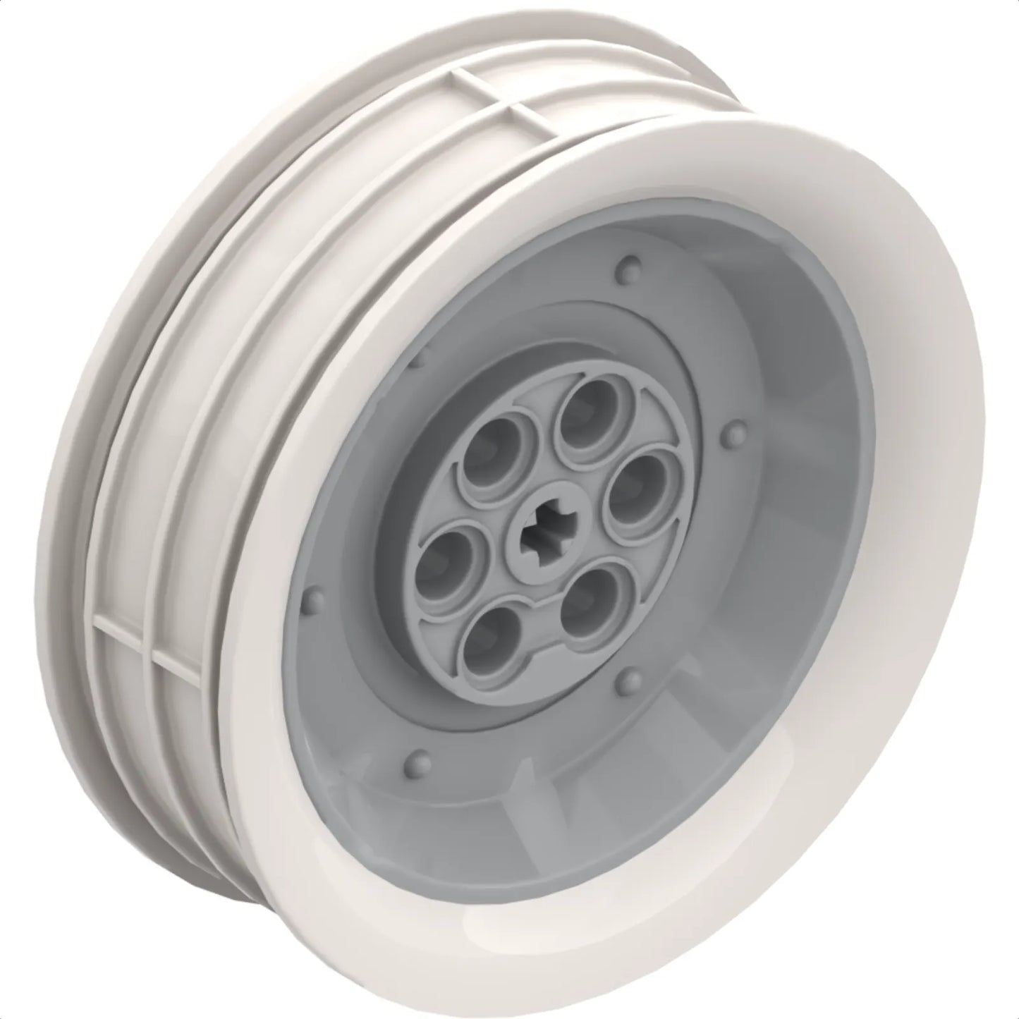Part 84772pb01 - Wheel 62.3mm D. x 20.3mm Motorcycle with Molded White Wall Outer Rim Pattern