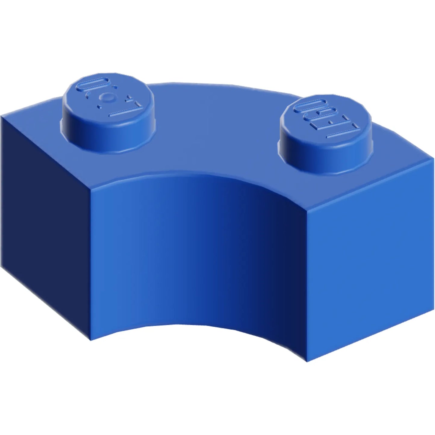 Part 85080 - Brick, Round Corner 2 x 2 Macaroni with Stud Notch and Reinforced Underside